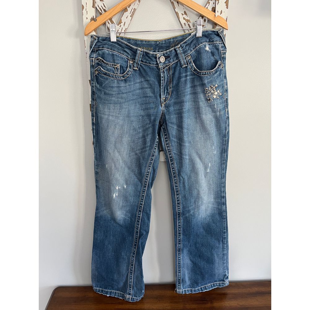 Ariat Jeans Amber Women's Mid Rise Bootcut Size 31S Cowgirl‎ Western Rodeo